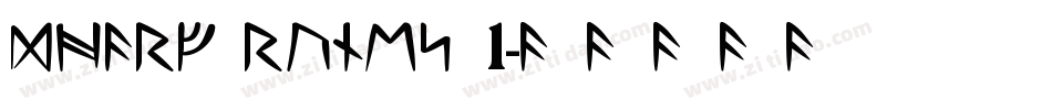 Dwarf Runes 1字体转换